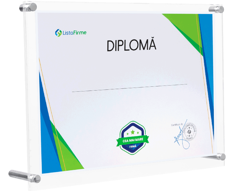 diploma cea mai mare firma din romania, uat comuna orbeasca, domeniul 43: lucrari speciale de constructii